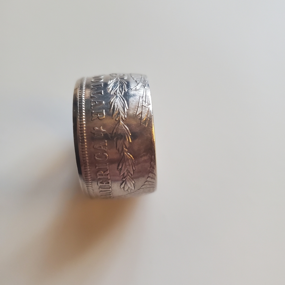 Silver Engraved Ring - image 3